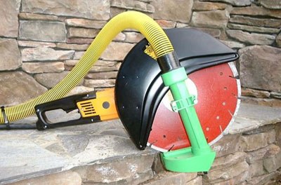 The Saw Muzzle GP is also available for the Partner electric cutoff saws